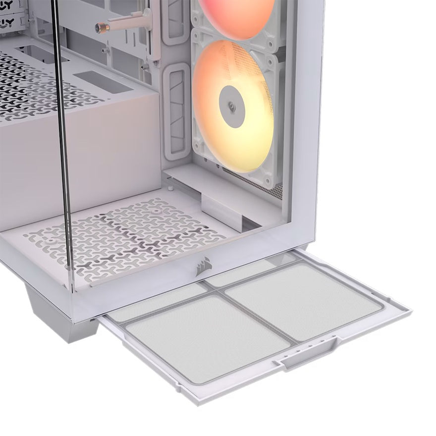 Corsair 3500X RS-R ARGB Mid-Tower PC Case - White