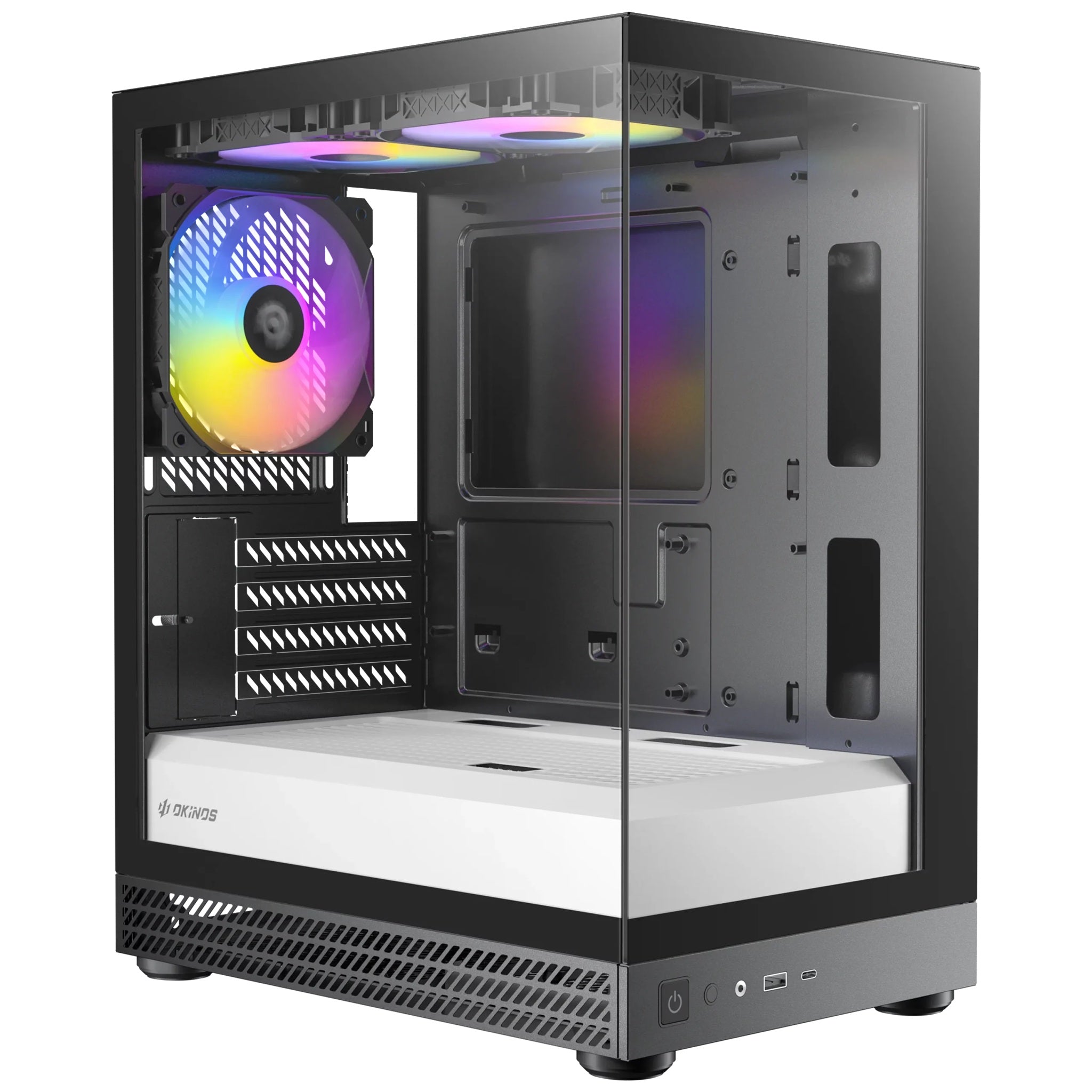 OKINOS AQUA UNO ZEBRA, Mini Tower, Micro-ATX