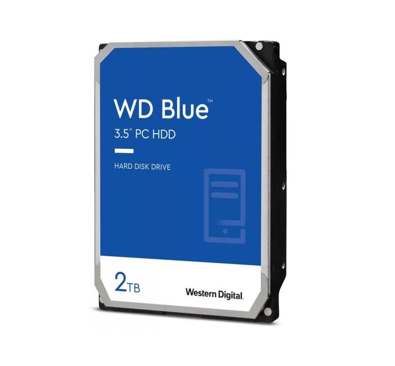 Western Digital WD Blue 2TB 3.5" HDD SATA 6Gb/s 7200RPM 256MB Cache