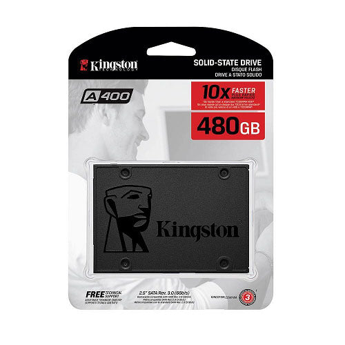 Kingston A400 480GB 2.5" SATA3 6Gb/s SSD