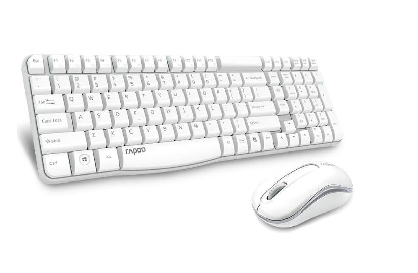 RAPOO X1800S 2.4GHz Wireless Optical Keyboard Mouse Combo Black